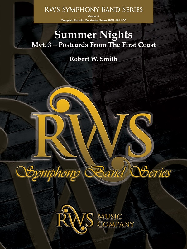 Summer Nights Mvt. 3 - Postcards From The First Coast Conductor Score & Parts