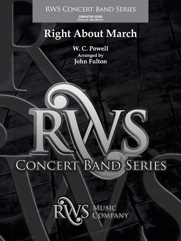 Right About March Conductor Score