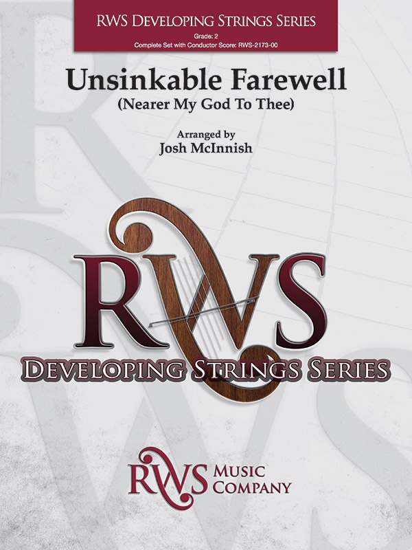 Unsinkable Farewell Nearer My God To Thee Conductor Score & Parts