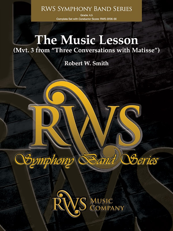 The Music Lesson Mvt. 3 From Three Conversations With Matisse Conductor Score & Parts