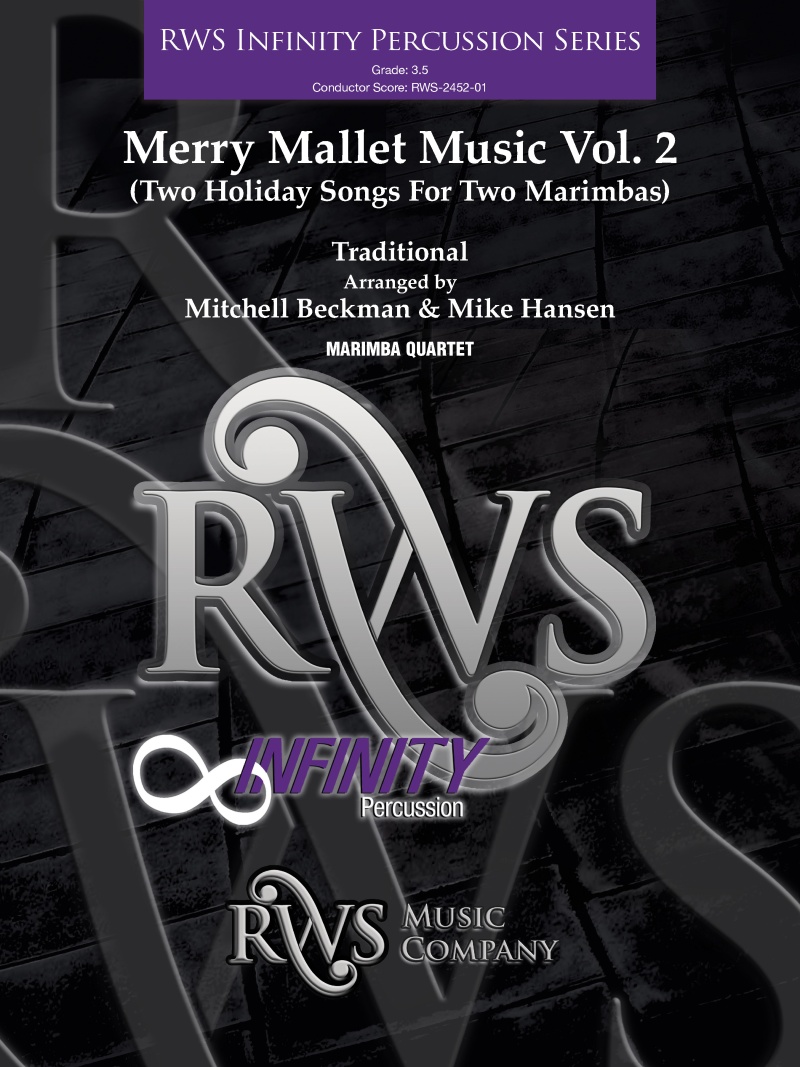 Merry Mallet Music Vol. 2 (Two Holiday Songs For Two Marimbas) Conductor Score