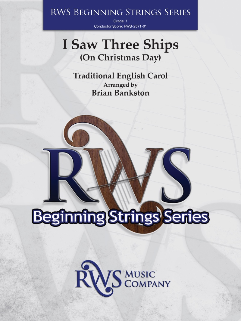 I Saw Three Ships (On Christmas Day) Conductor Score