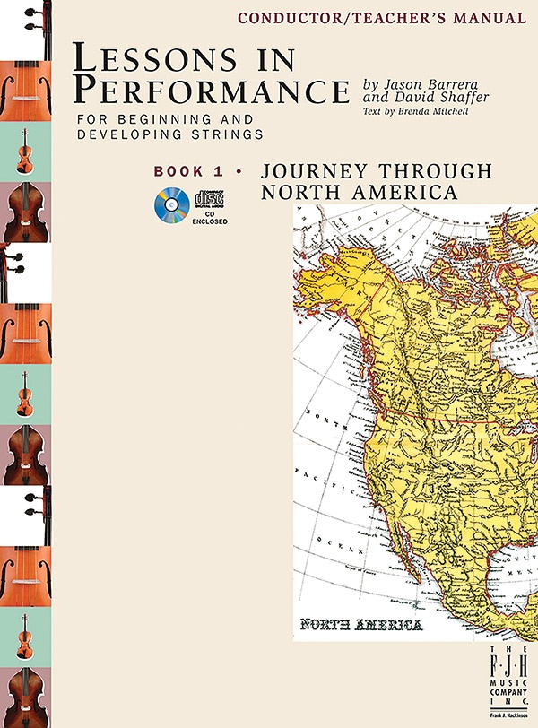 Lessons In Performance Book 1, Journey Through North America - Conductor/Teacher's Manual Book
