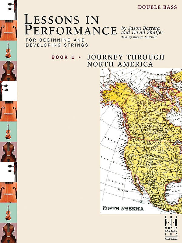 Lessons In Performance Book 1, Journey Through North America - Double Bass Book