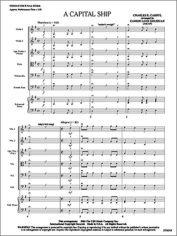 A Capital Ship Conductor Score & Parts