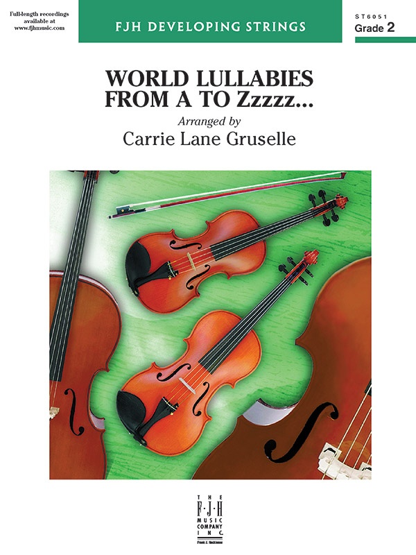 World Lullabies From A To Zzzzz... Conductor Score