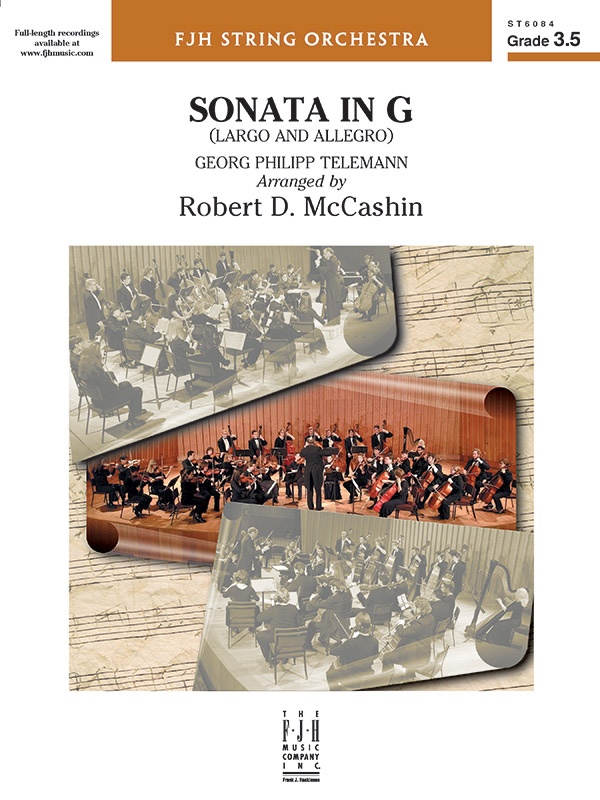 Sonata In G Conductor Score & Parts