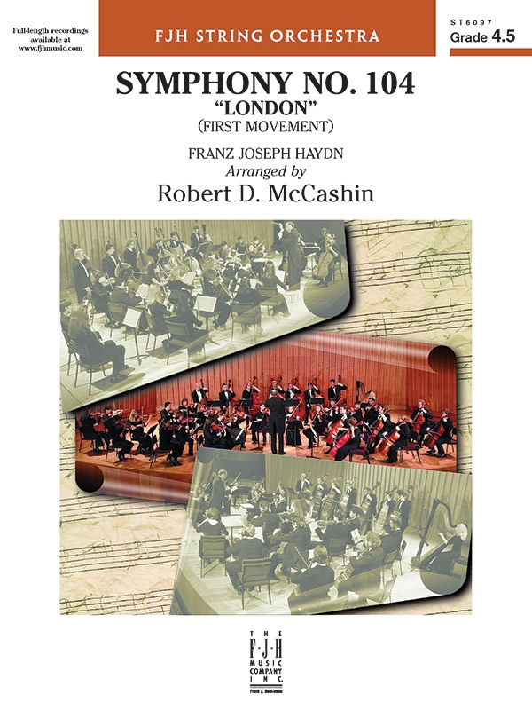 Symphony No. 104 "London" First Movement Conductor Score & Parts
