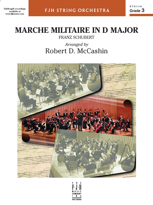 Marche Militaire In D Major Conductor Score