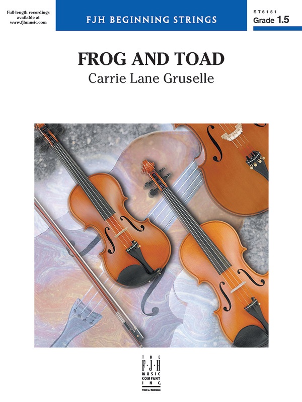 Frog And Toad Conductor Score & Parts