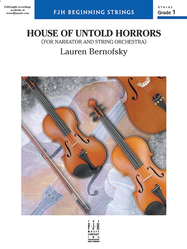 House Of Untold Horrors For Narration And String Orchestra Conductor Score
