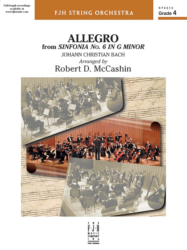 Allegro From Sinfonia No. 6 Conductor Score