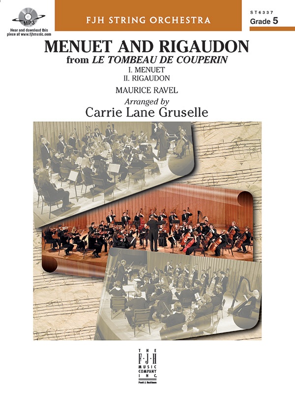 Menuet And Rigaudon Conductor Score & Parts