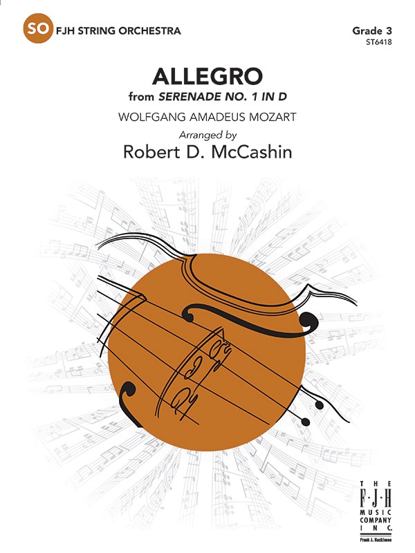 Allegro From Serenade No 1 In D Conductor Score & Parts