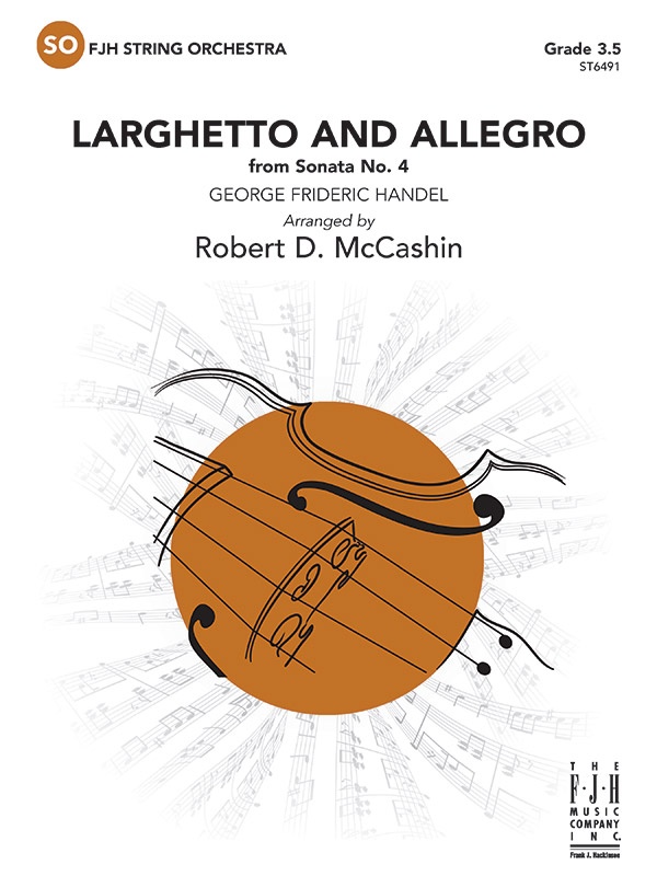 Larghetto And Allegro From Sonata No. 4 Conductor Score & Parts