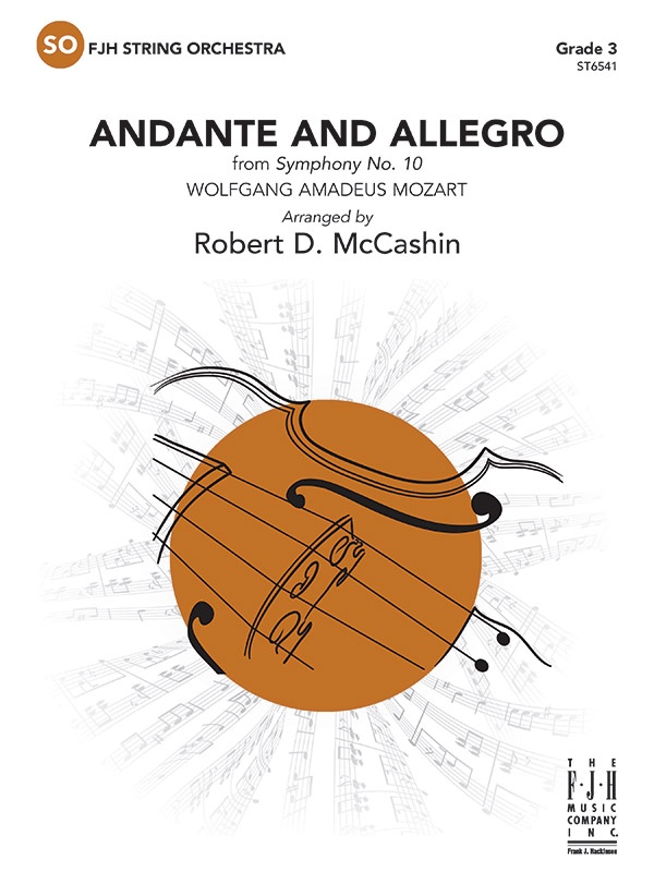 Andante And Allegro From Symphony No. 10 Conductor Score & Parts