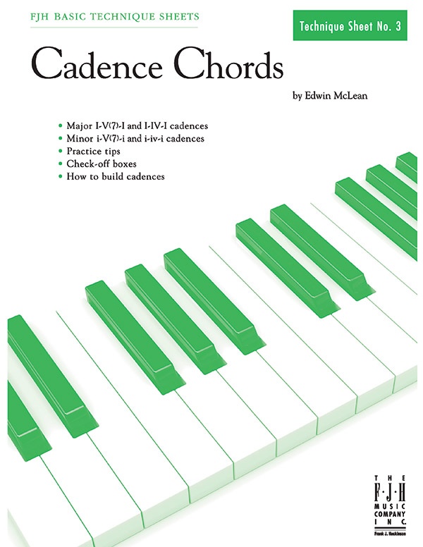 Cadence Chords Basic Technique Sheet
