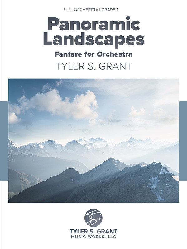 Panoramic Landscapes Fanfare For Full Orchestra Conductor Score