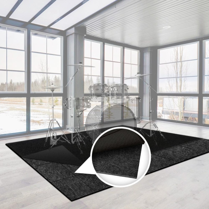 Arrowzoom Non-Slip Soundproof Floor Tiles, Rug Pad - Kk1282