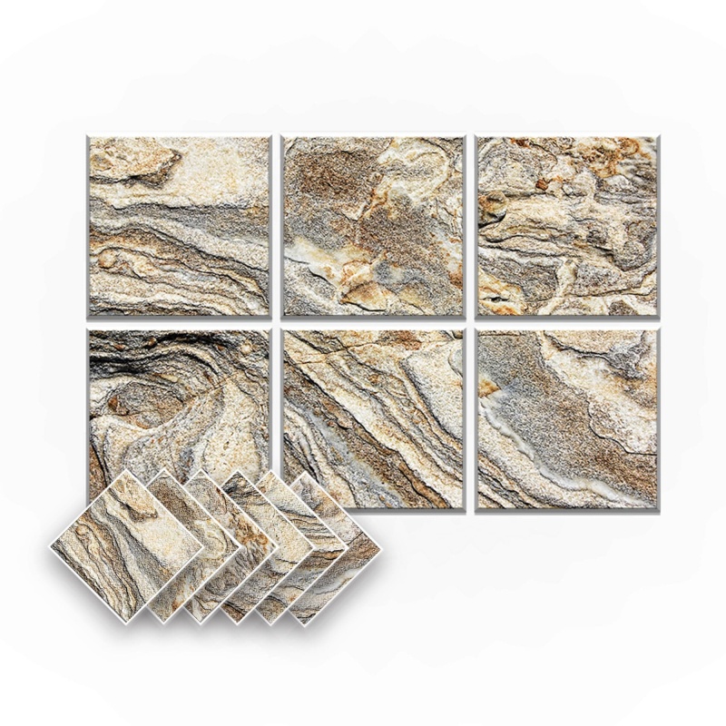 Arrowzoom Marble Self-Adhesive Felt Art Wall Panels