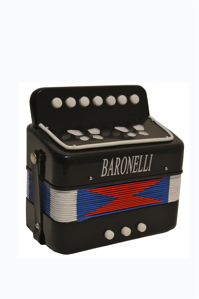 Baronelli Wooden Kids Mini Accordion Black