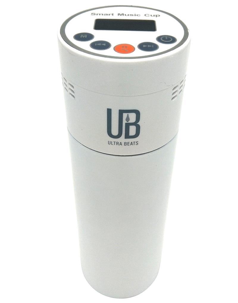 Ultra Beats Bc-4600 Coffee Tumbler Wireless Speaker White