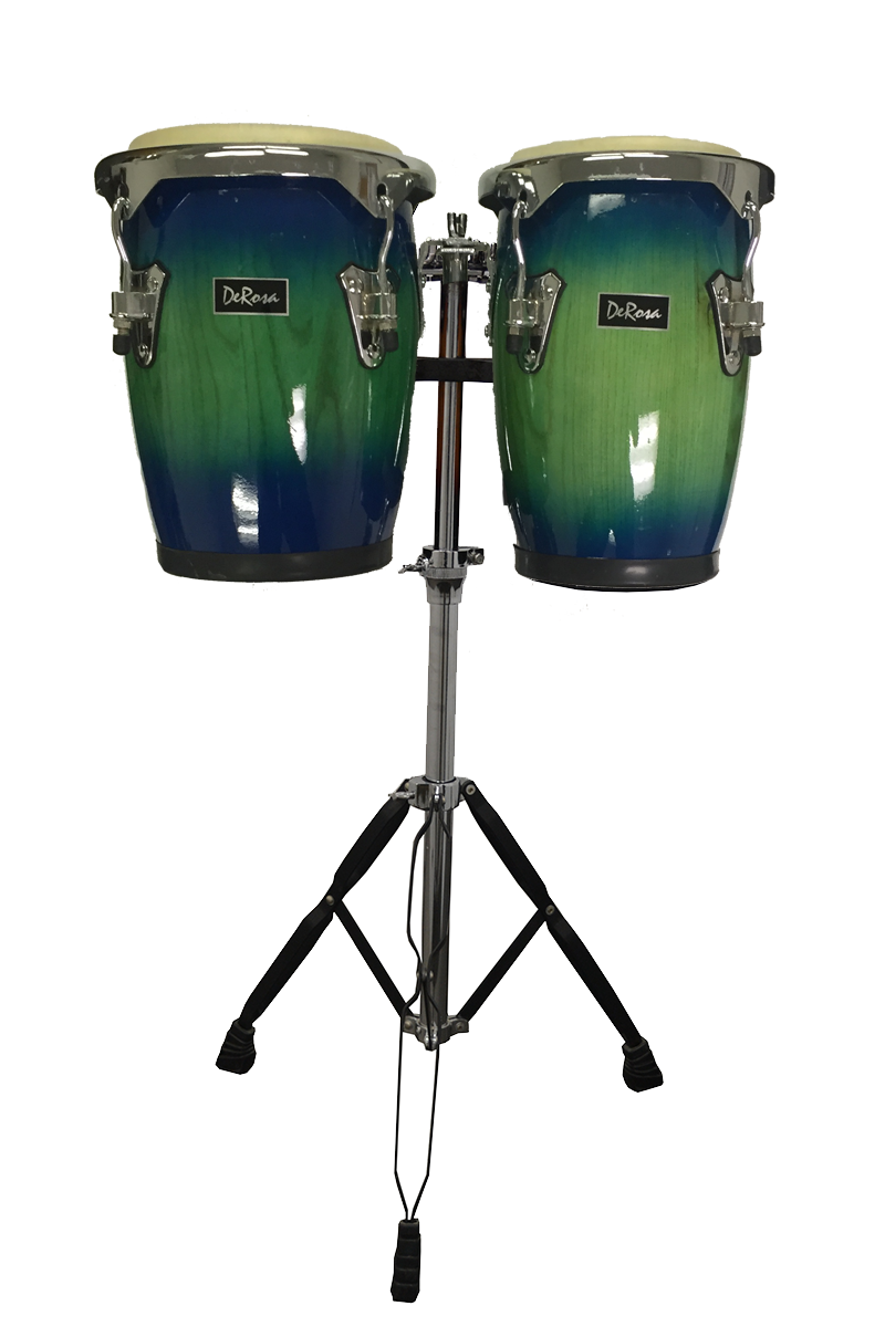 De Rosa 1 & 2 Congas 9" & 10" Oceanburst