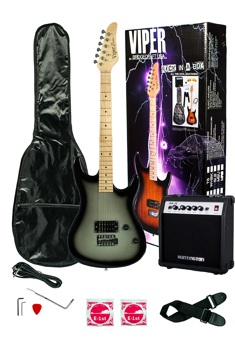 Viper Solid Body Electric Guitar Combo Package