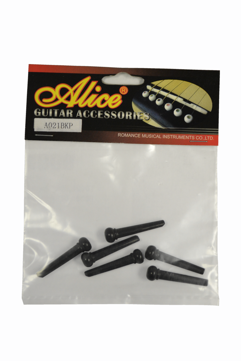 Alice Guitar Bridge Pin Black