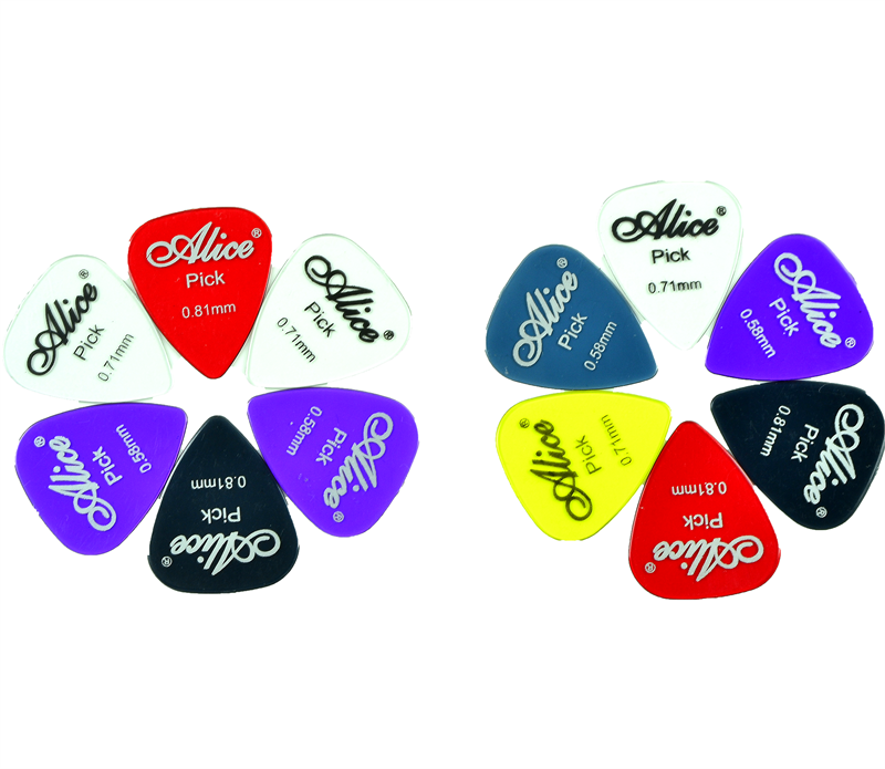Alice Assorted Solid Color Picks-12 Pack