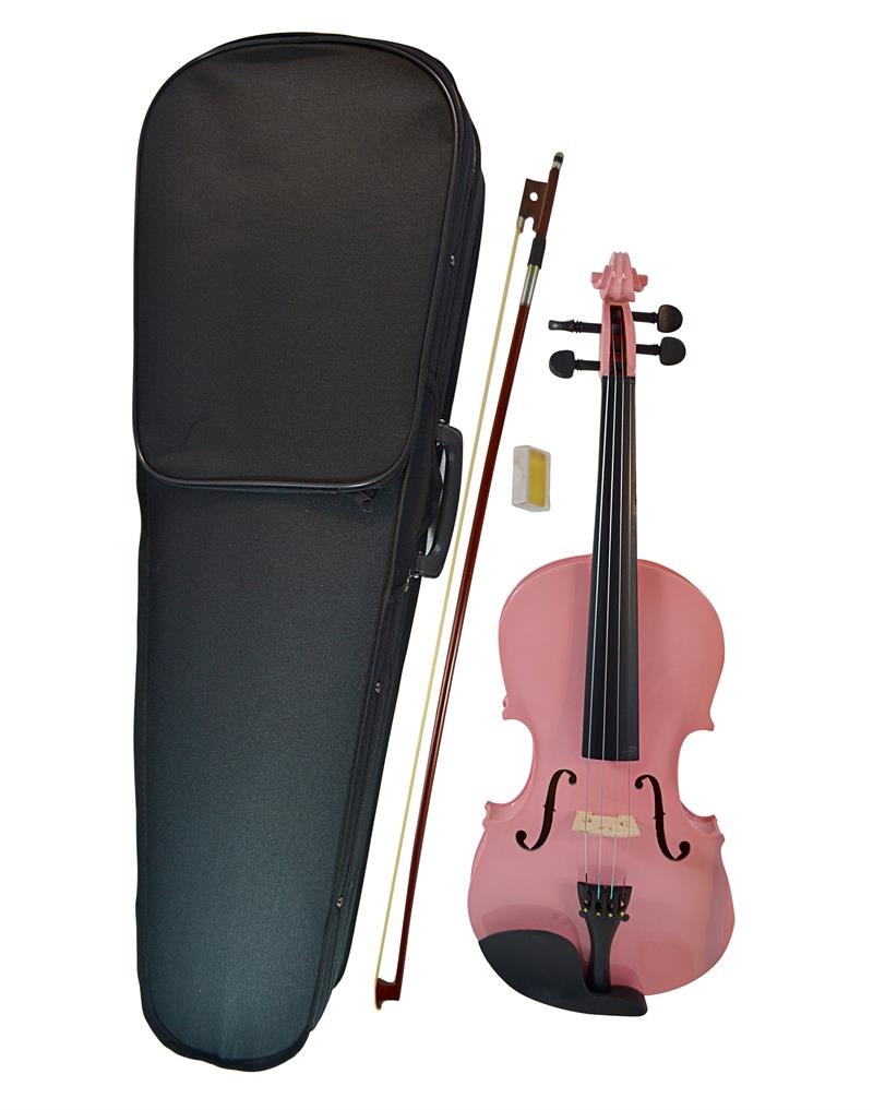 Colored 4/4 Violin Ensemble Pink