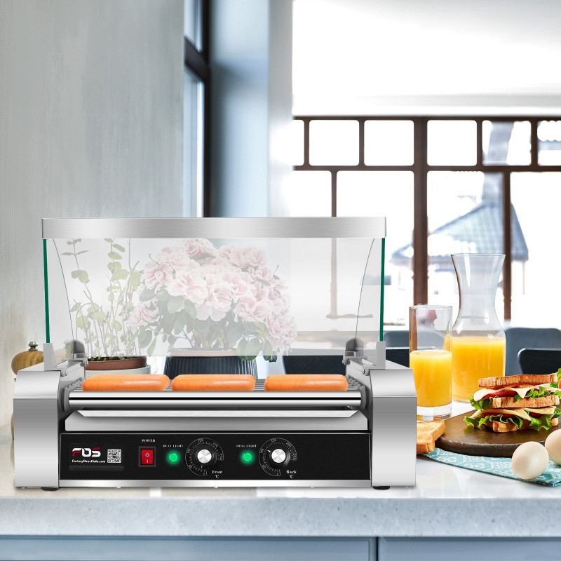 18 Hot Dog 7 Roller Grill Commercial Cooker