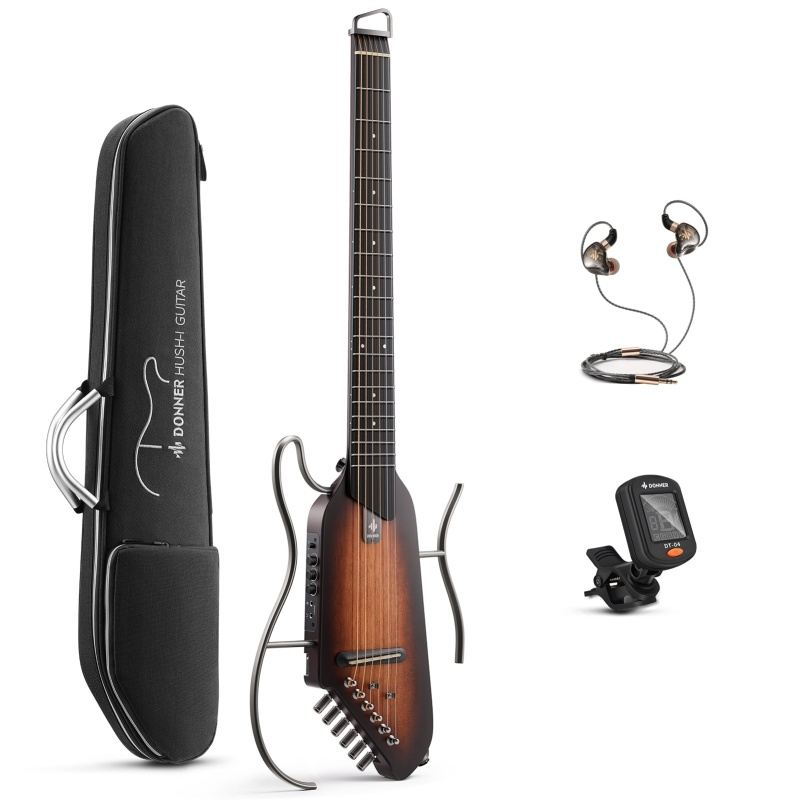 Donner Hush I Acoustic-Electric Travel Guitar