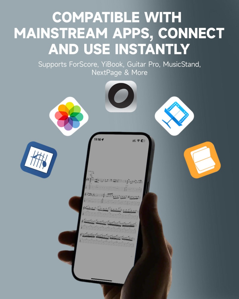 Donner Dbm-50 Bluetooth Page Turner Black