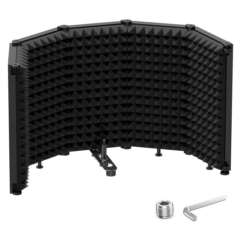 Moukey Mpfbk5 Foldable Mic Shield