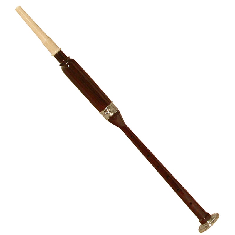 Roosebeck Sheesham Practice Chanter Nickel Plated Ferrule & Sole 19-Inch