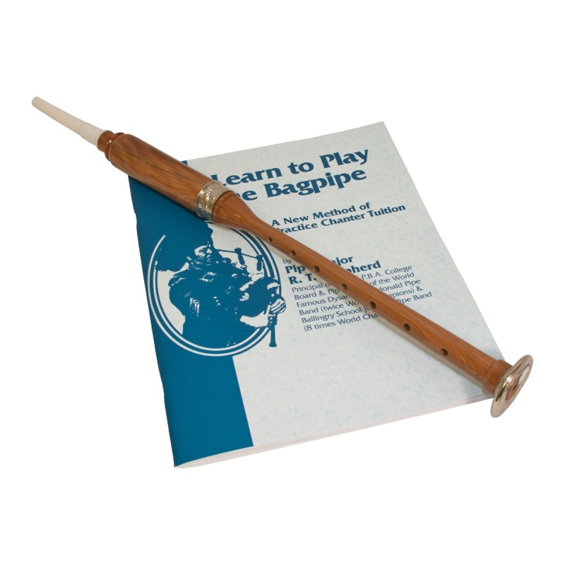 Roosebeck Satinwood Practice Chanter With Book And Audio