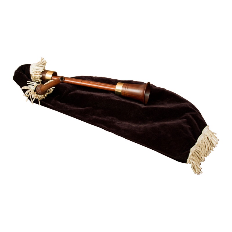 Roosebeck Sheesham Mediterranean Bagpipe With Twin Chanters And Black Velvet Cover
