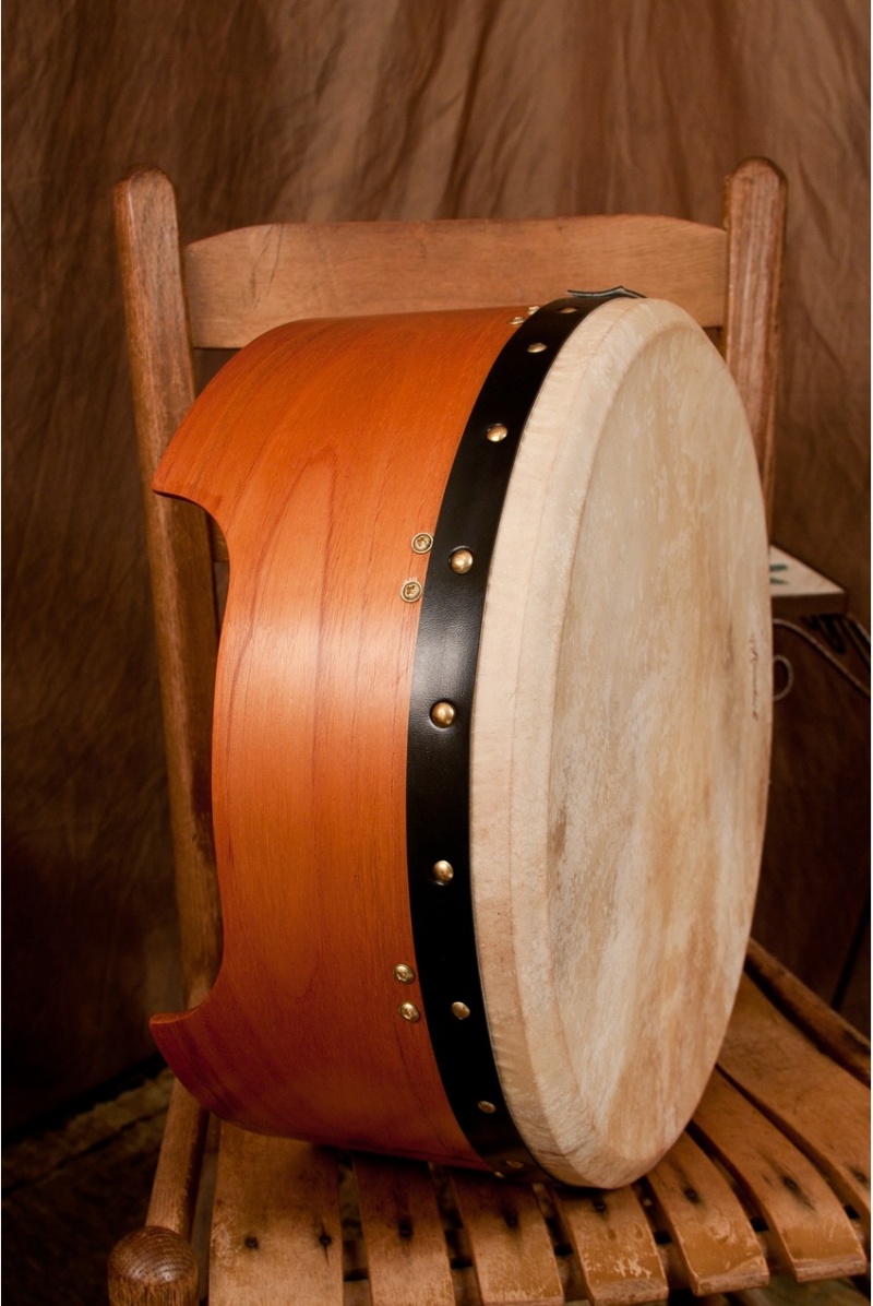 Roosebeck Tunable Red Cedar Bodhran Single-Bar 16-By-7-Inch
