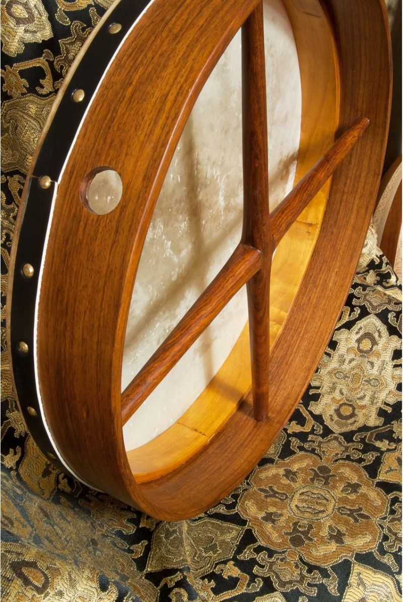 Roosebeck Pretuned Sheesham Bodhran Cross-Bar 18-By-3.5-Inch