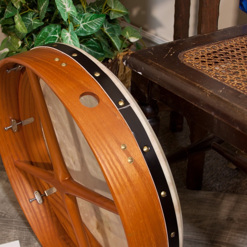 Roosebeck Tunable Red Cedar Bodhran Cross-Bar 18 X 3.5" Celtic Cross