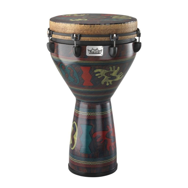 Remo Key-Tuned Djembe 14-By-25-Inch - Adinkra
