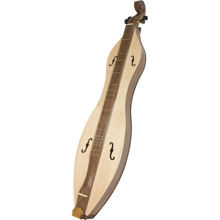 Roosebeck Emma Mountain Dulcimer 4-String Vaulted Fretboard Spruce F-Holes - Walnut *Blemished