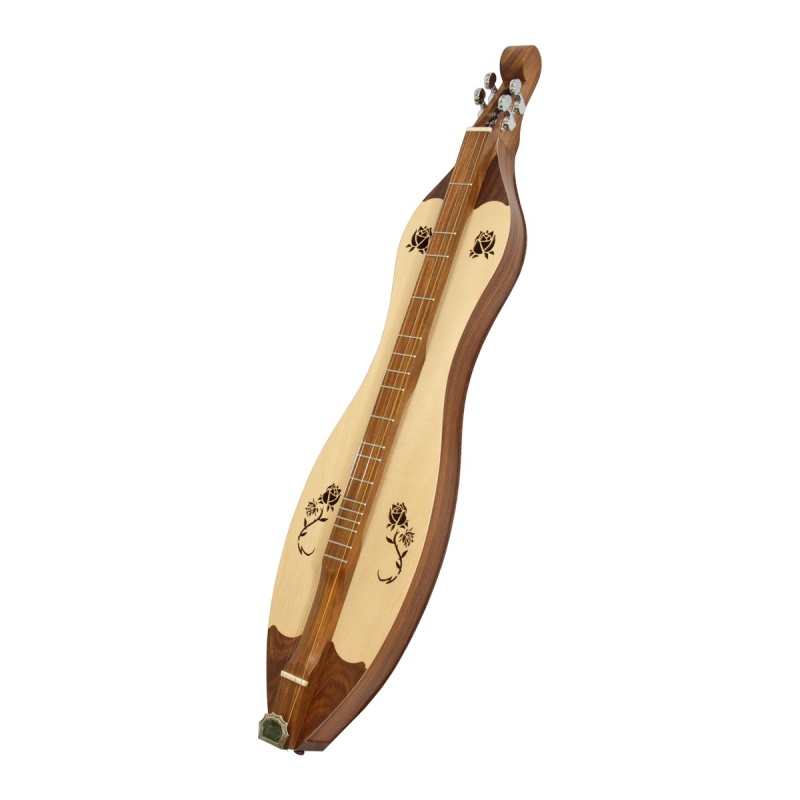 Roosebeck Grace Mountain Dulcimer 4-String Vaulted Fretboard Spruce Rose