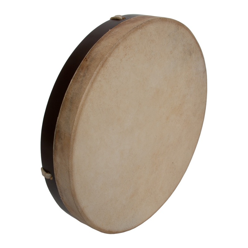 Dobani Pretuned Goatskin Head Wood Frame Drum With Beater 12-By-2-Inch