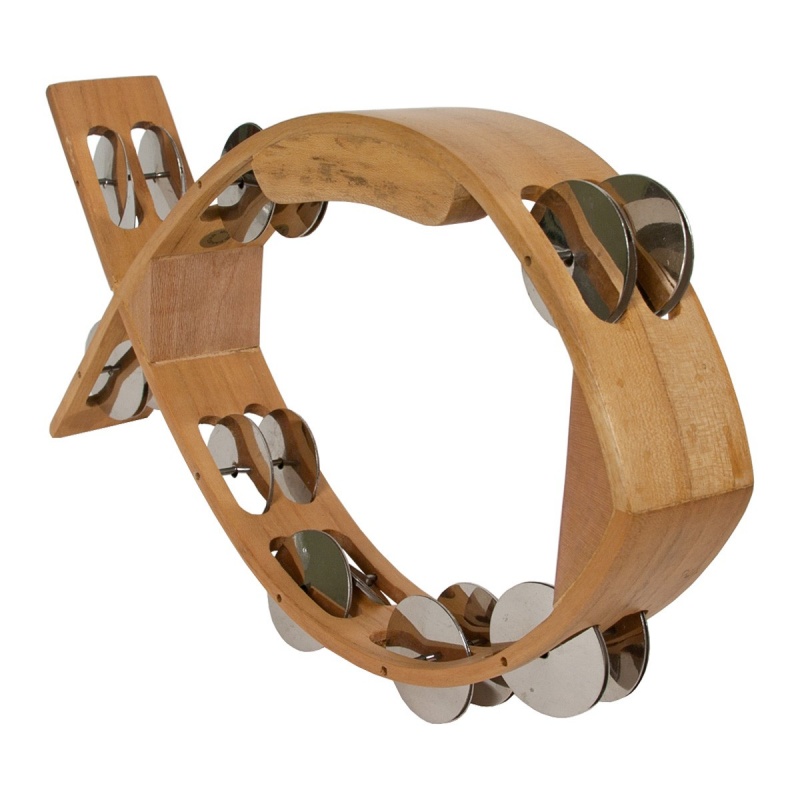 Mid-East Tambourine 7-By-12-Inch