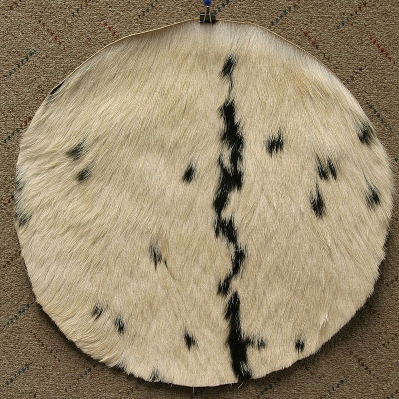 Goatskin With Hair 18-Inch - Thin