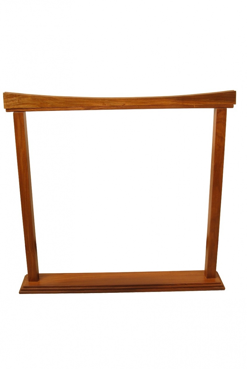 Dobani Curved Sheesham Gong Stand 26-Inch