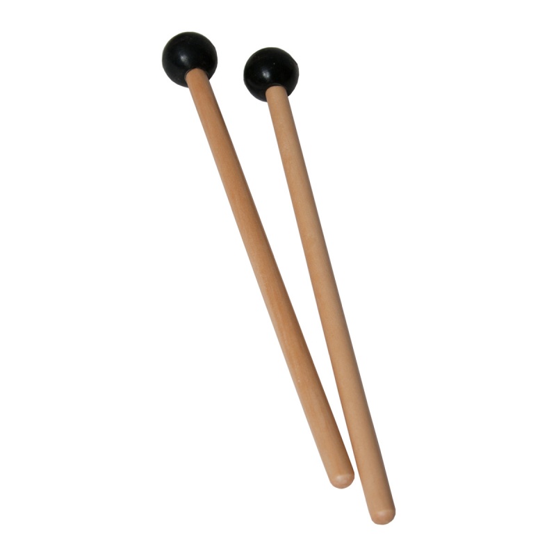 Idiopan Mallets - Med Density Head .75- Pair - Black