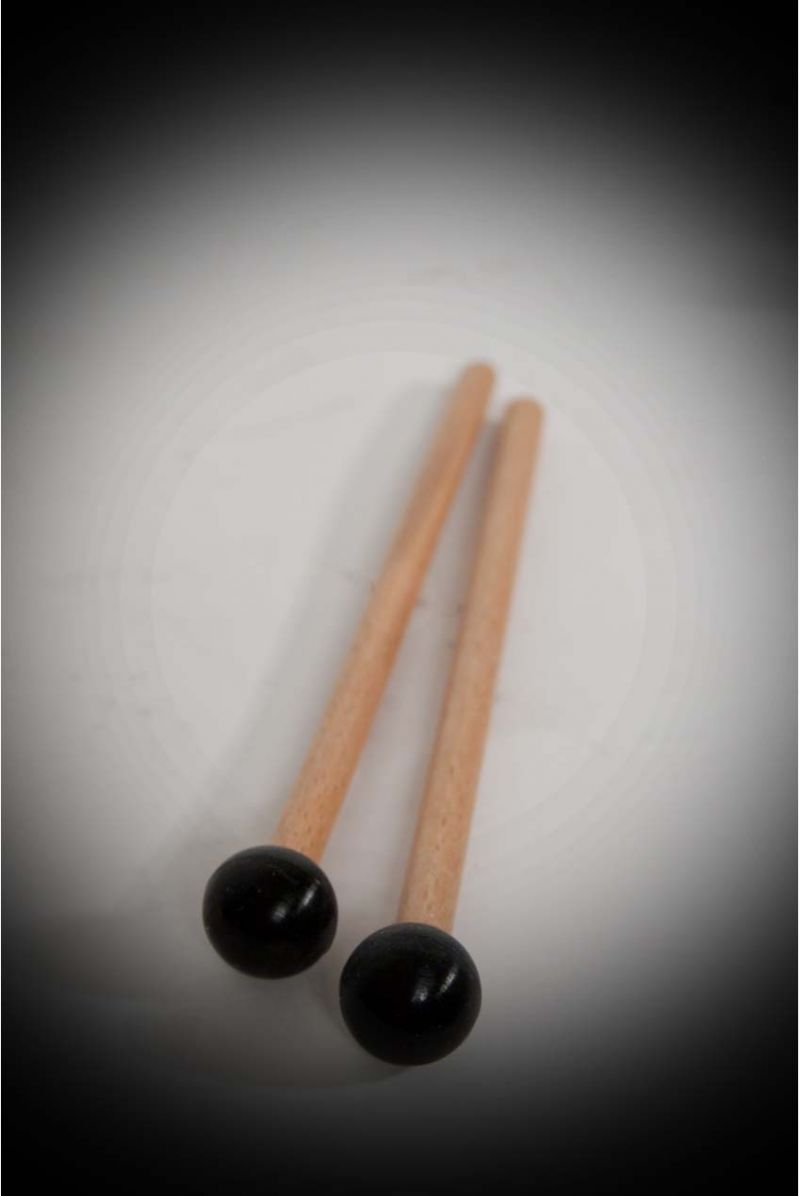 Idiopan 7-Inch Mallets With .7-Inch Ball - Pair - Black
